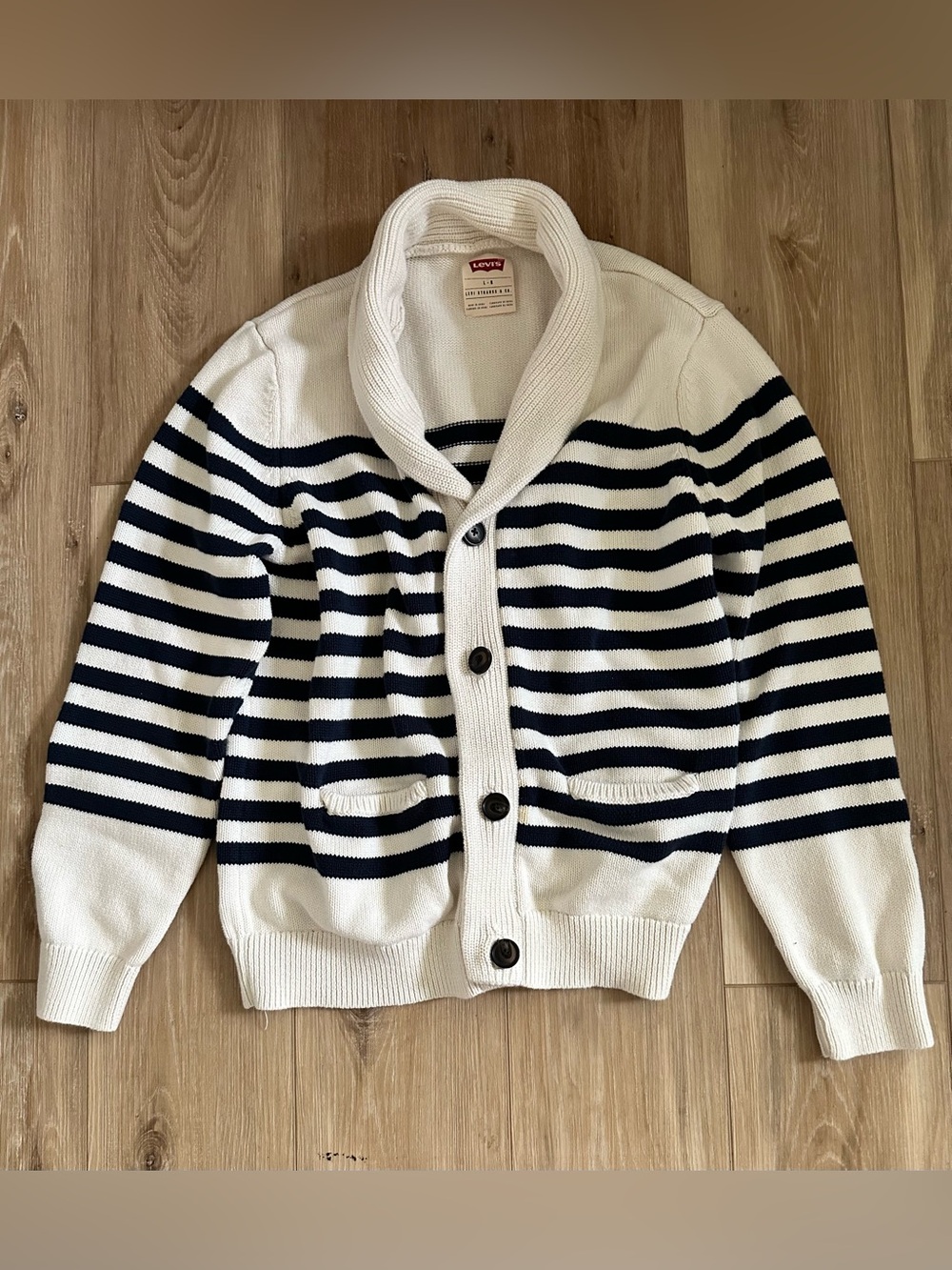 Levi Shawl Collar Cardigan L